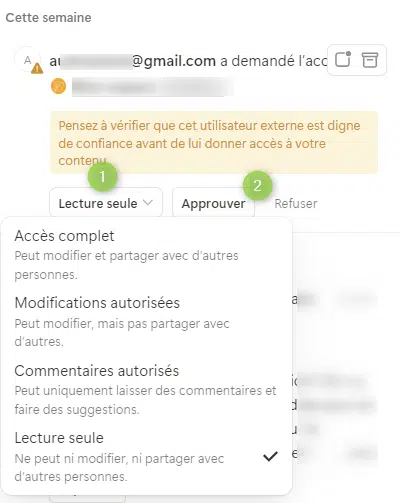 Partager une page Notion Partager une page Notion