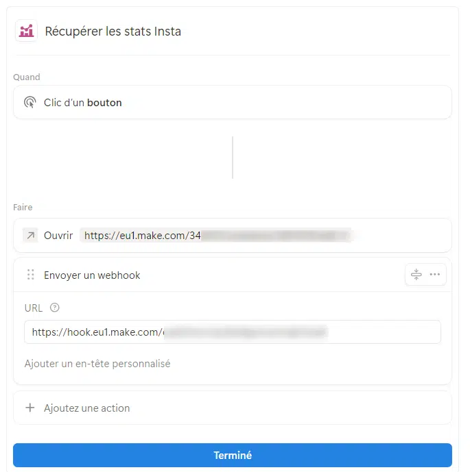 Utiliser un webhook Notion